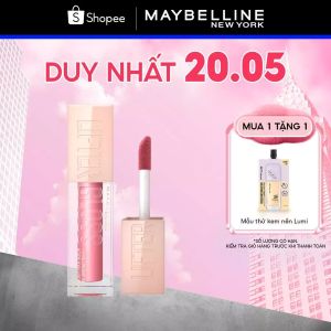 Son Bóng Lifter Gloss cho Đôi Môi Đầy Căng Mọng Kẹo cùng Hyaluronic Acid Maybelline New York 5.4ML